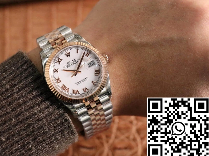 Rose Datejust Gold Rolex Factory M126231-0015 EW 0502